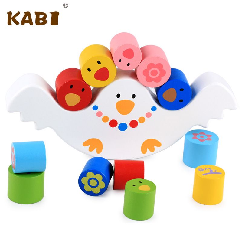 Children's educational toys baby shape matching wood toys wisdom multicolored set column wholesale