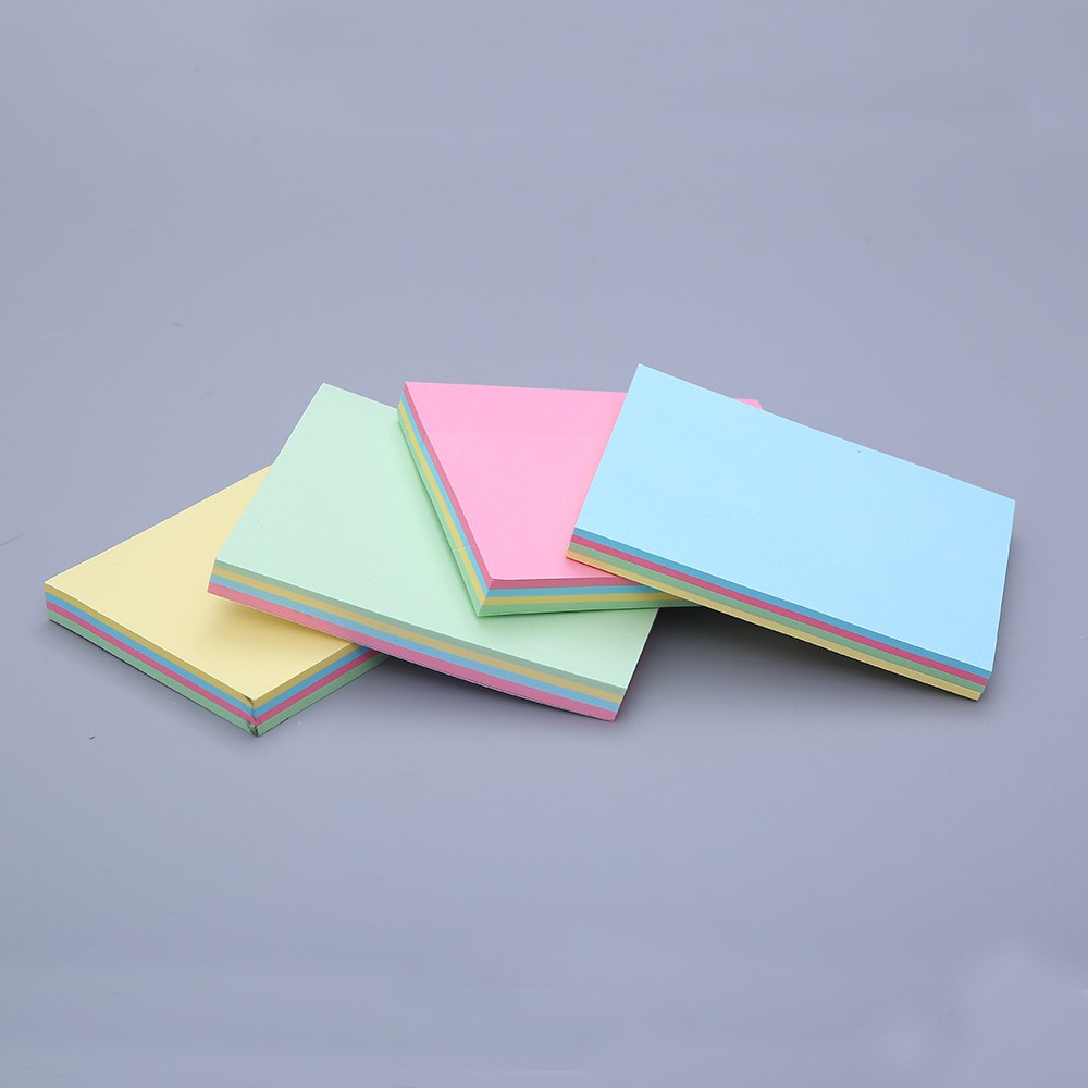 彩色四合一便利贴76*100mmN次贴100页记事贴百事贴详情1