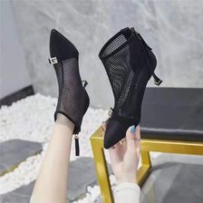设计感法式小高跟鞋女细跟2021新款春季裸色气质小众单鞋子8