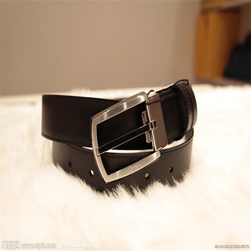 Men's buckle belt retro top layer pure cowhide belt men's versatile denim pure copper buckle belt 876705