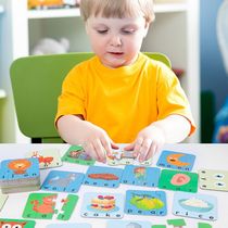 Wholesale children's wooden early education English practice cards play teaching AIDS fun English alphabet word puzzle games