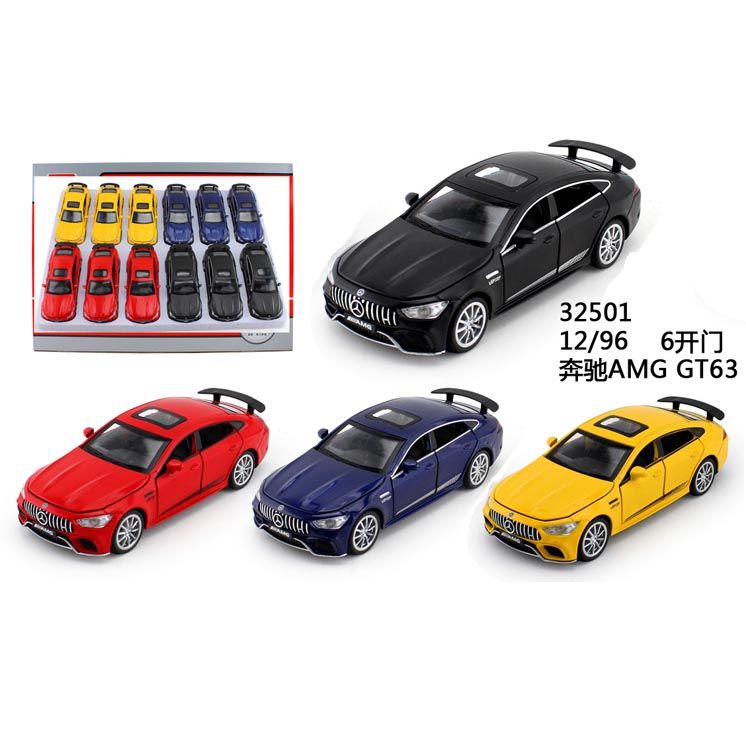 Premium alloy car model 32501, door opening, rebound force, sound and light music, children's toy, gift, metal car fragrance