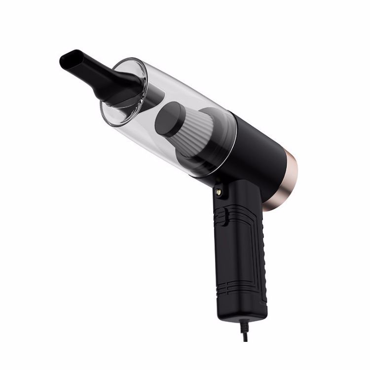 Automotive supplies: Dry and wet dual-purpose cordless car vacuum cleaner, high-power car vacuum cleaner with light, wired Application Scenario