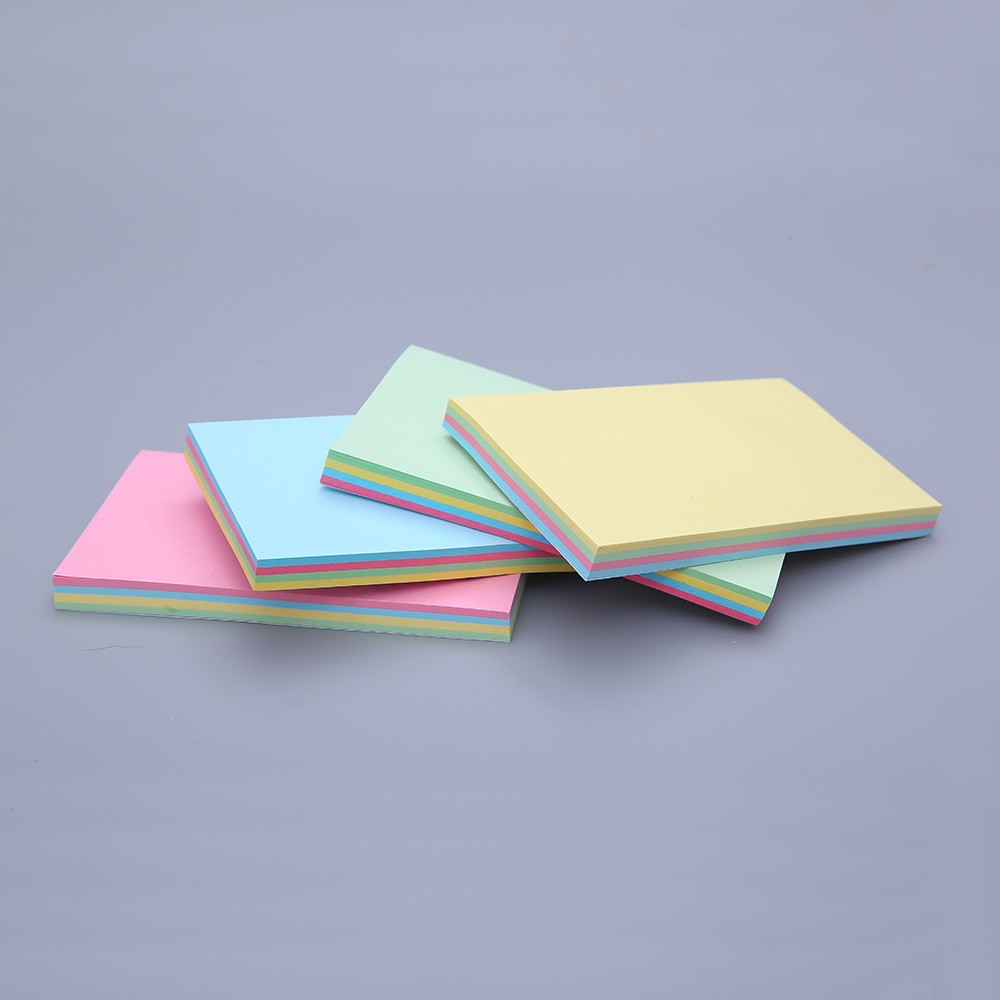 厂家直销彩色四合一便利贴N次贴便签本76*125mm多色可定做详情2