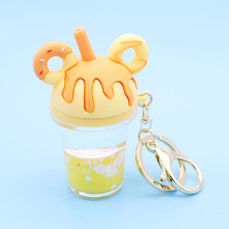 Acrylic bottle three-piece keychain series mixed 814