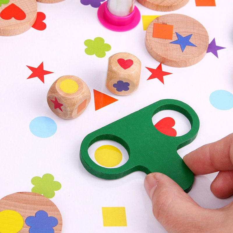 Wooden toys, children's concentration training, magnetic fishing set, early education and intelligence interactive games for kindergarten babies details Picture
