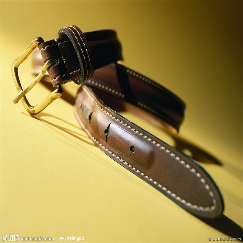 Men's buckle belt retro top layer pure cowhide belt men's versatile denim pure copper buckle belt 876708