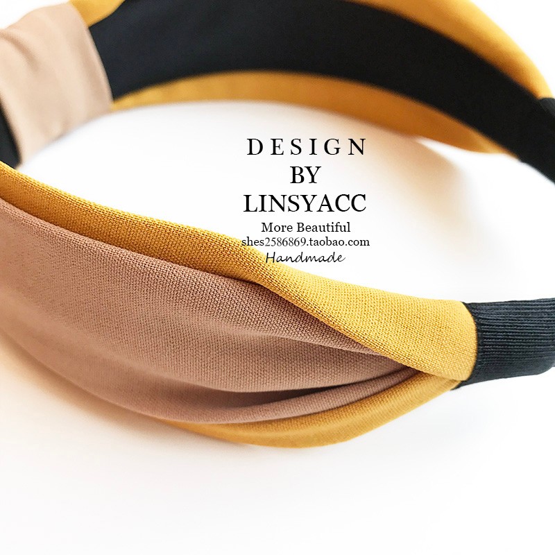 韩国饰品布艺发箍甜美清新头饰发带ins同款成人发卡女可外带详情3