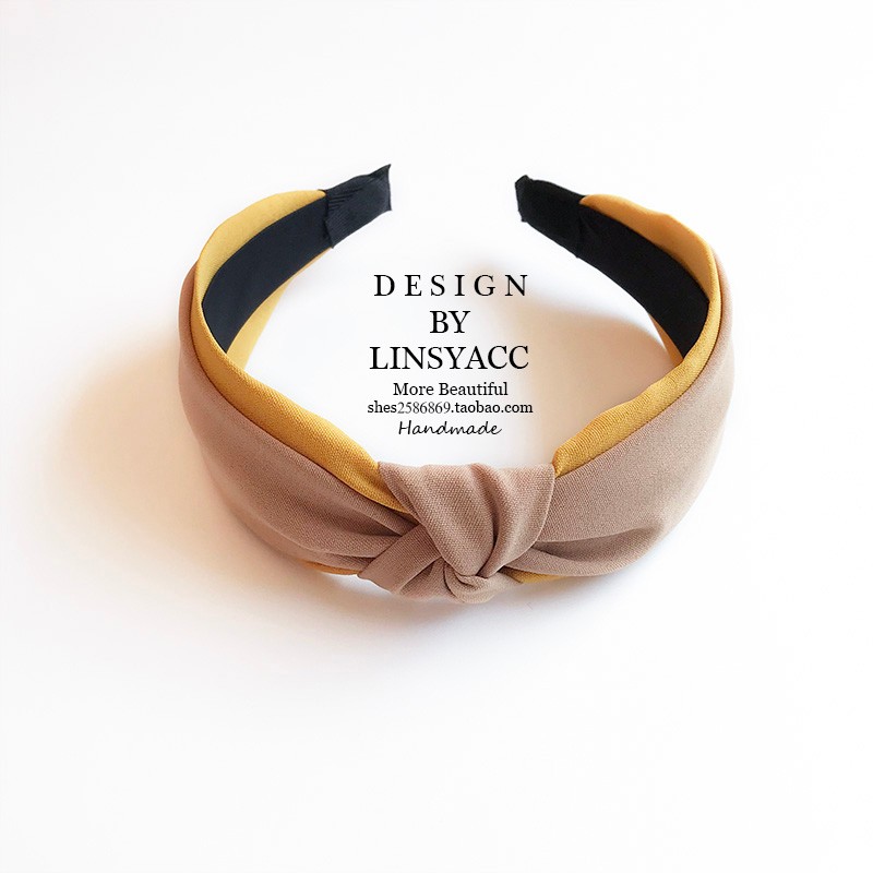 韩国饰品布艺发箍甜美清新头饰发带ins同款成人发卡女可外带详情1