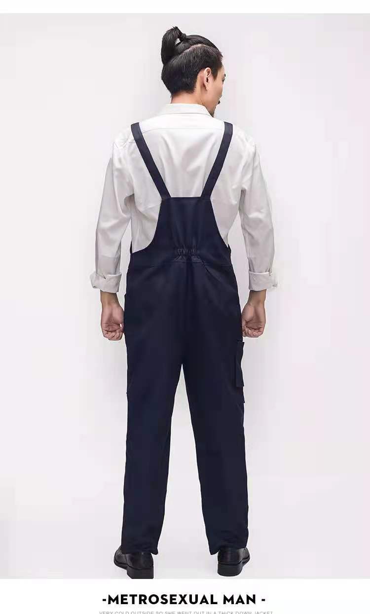 四季款新款涤棉多口袋背带裤工作服 劳保服 可定制车间服建筑工地服园林服详情图14