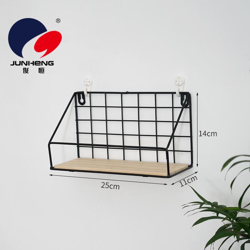 网格双杠置物架白底实物图