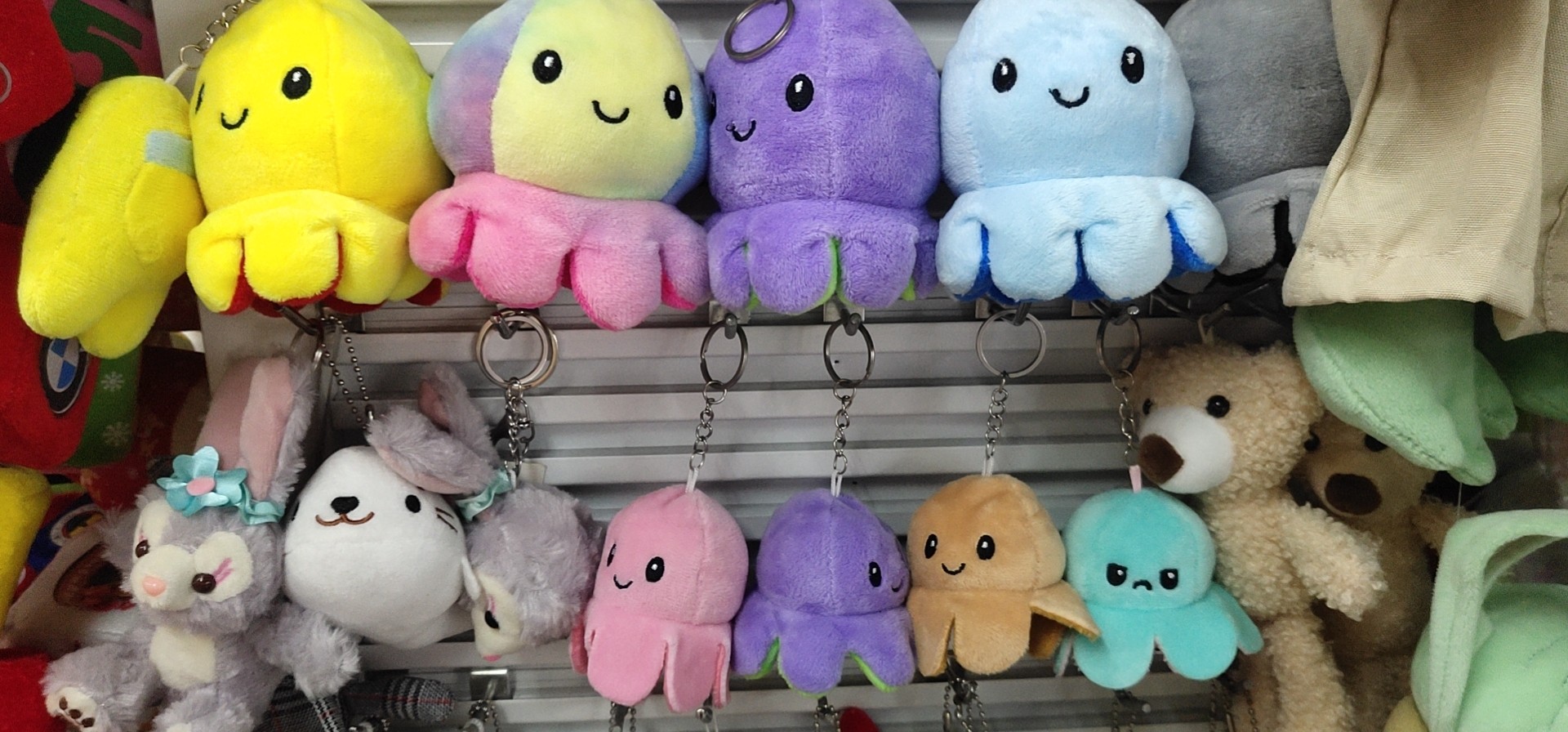 毛绒玩具翻面章鱼 小章鱼挂件娃娃 表情娃娃详情图1