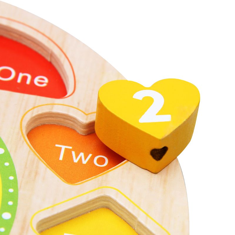 The wooden educational and fun digital string clock is highly entertaining and can cultivate logical thinking ability. It is a parent-child game that exercises hand-eye coordination and opens up unlimited imagination space. It is an early education and enlightenment toy that accompanies your growth Item Picture