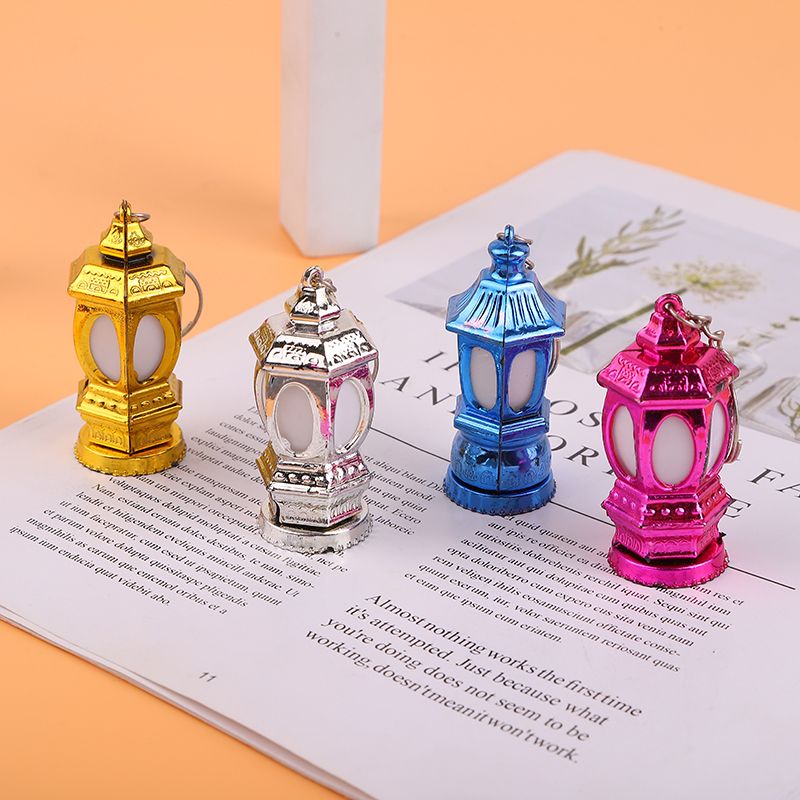 Summer creative new small palace lantern keychain, wechat business lead generation, factory direct sales, luminous toy, small pendant, Gao Gao electronic toy 1