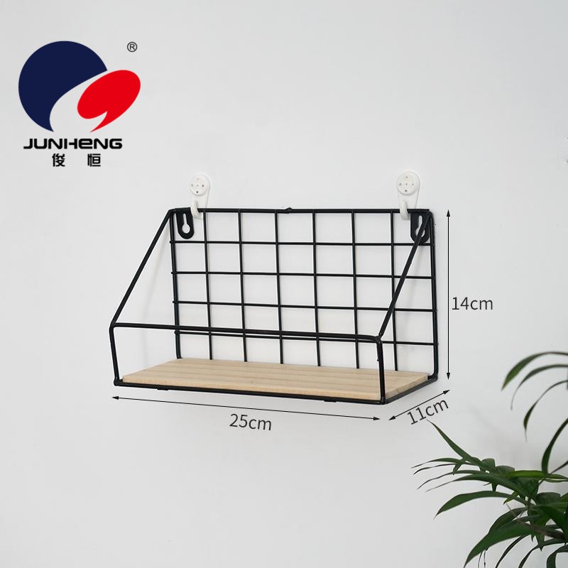 北欧简约创意铁艺墙面置物架木质搁板房间墙面壁挂装饰卧室收纳架详情6