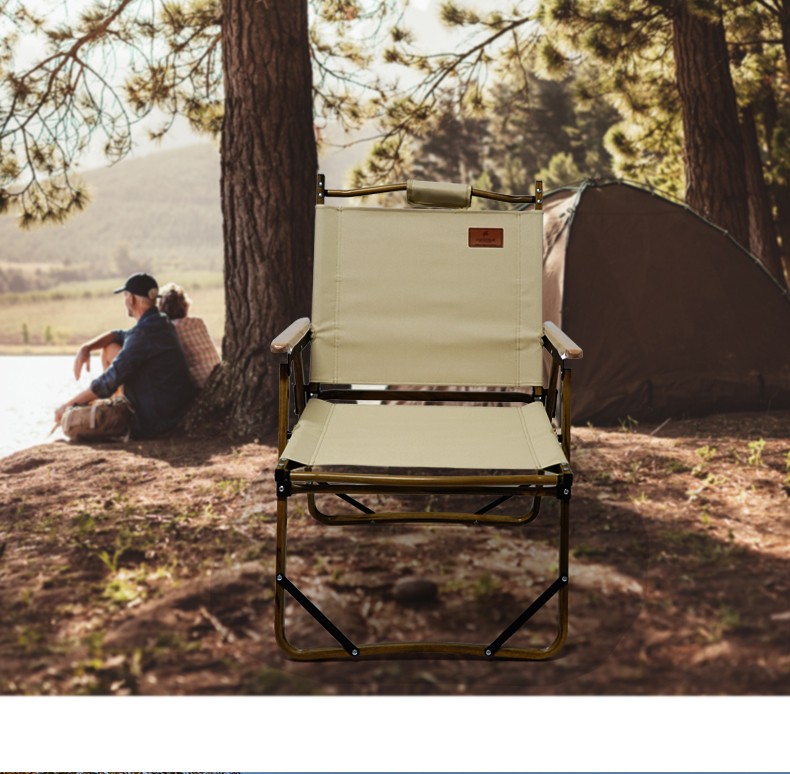 Extra-high wood-grain chairs, Japanese and Korean chairs, leisure chairs, fishing chairs, outdoor courtyard self-driving, camping, picnic portable detail image 7