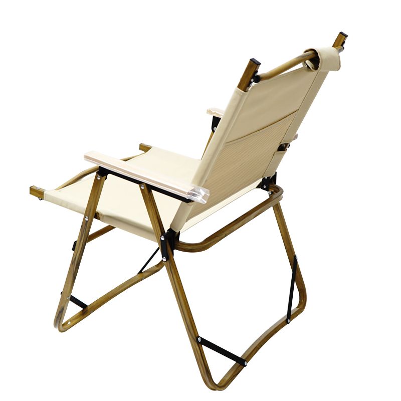 Extra-high wood-grain chairs, Japanese and Korean chairs, leisure chairs, fishing chairs, outdoor courtyard self-driving, camping, picnic portable Application Scenario