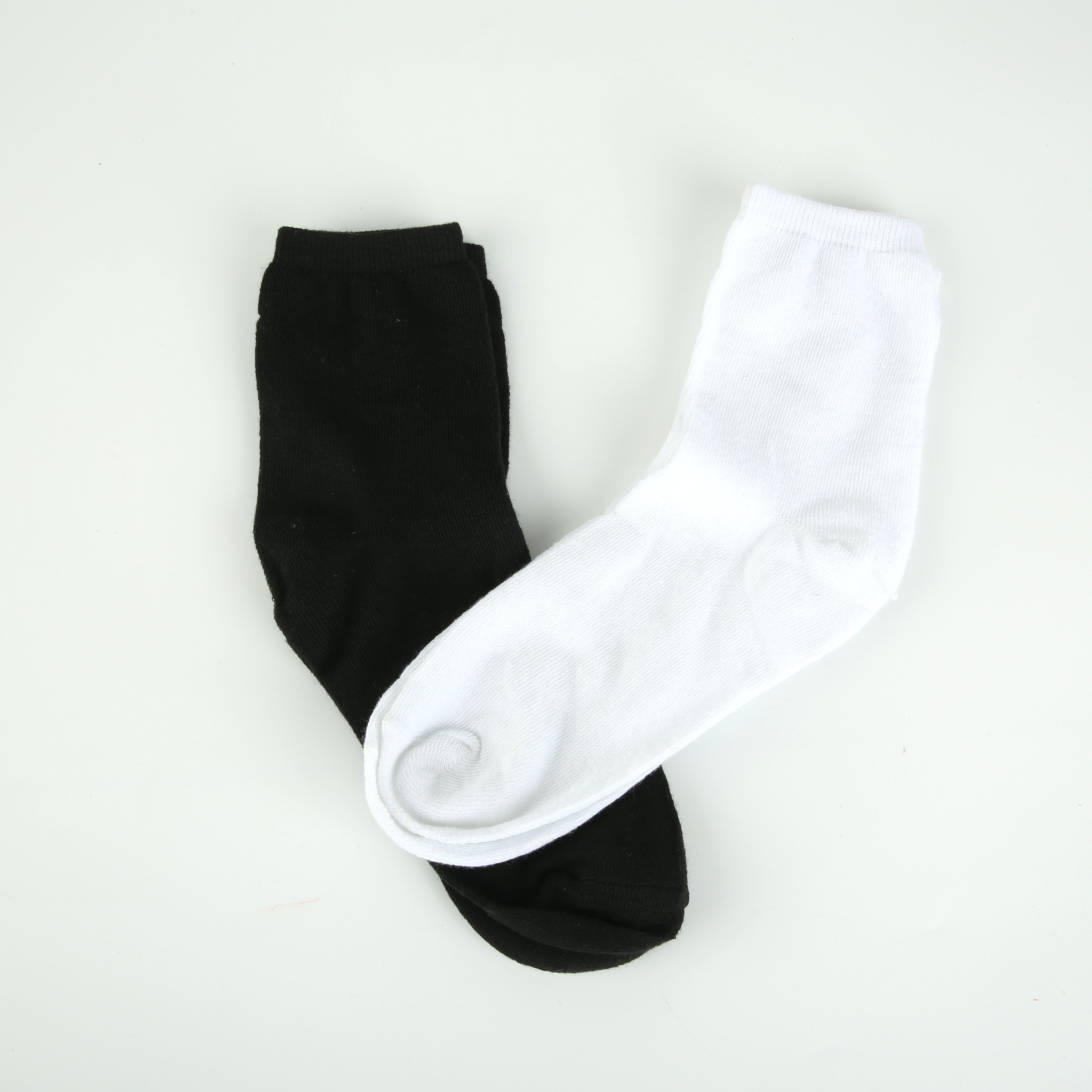 经典创新男女棉袜黑白经典袜子详情图1