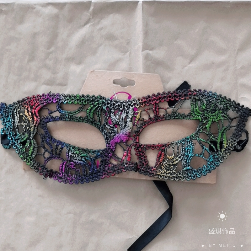 Halloween Costume Party Lace Veil Sexy Eye mask Colored styling mask Female Adult Mask Mask Mask 2