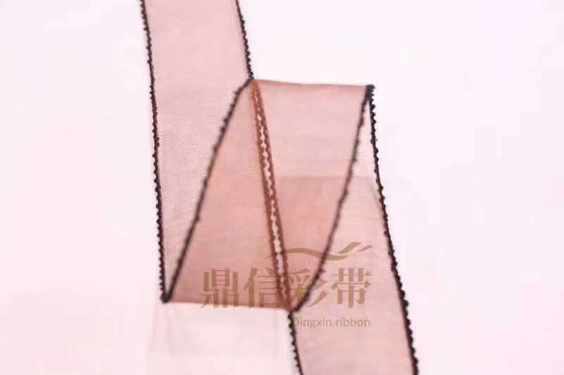 Korean black fringed gauze art lace tape manufacturer direct sales for export 100Y detail image 5