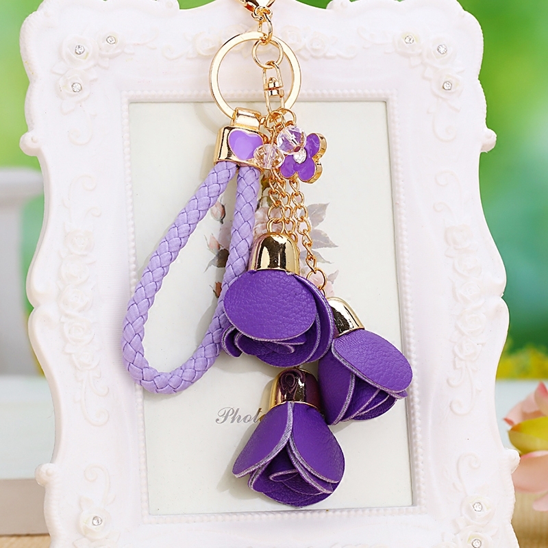 Three-piece keychain fringe three-piece set series 10