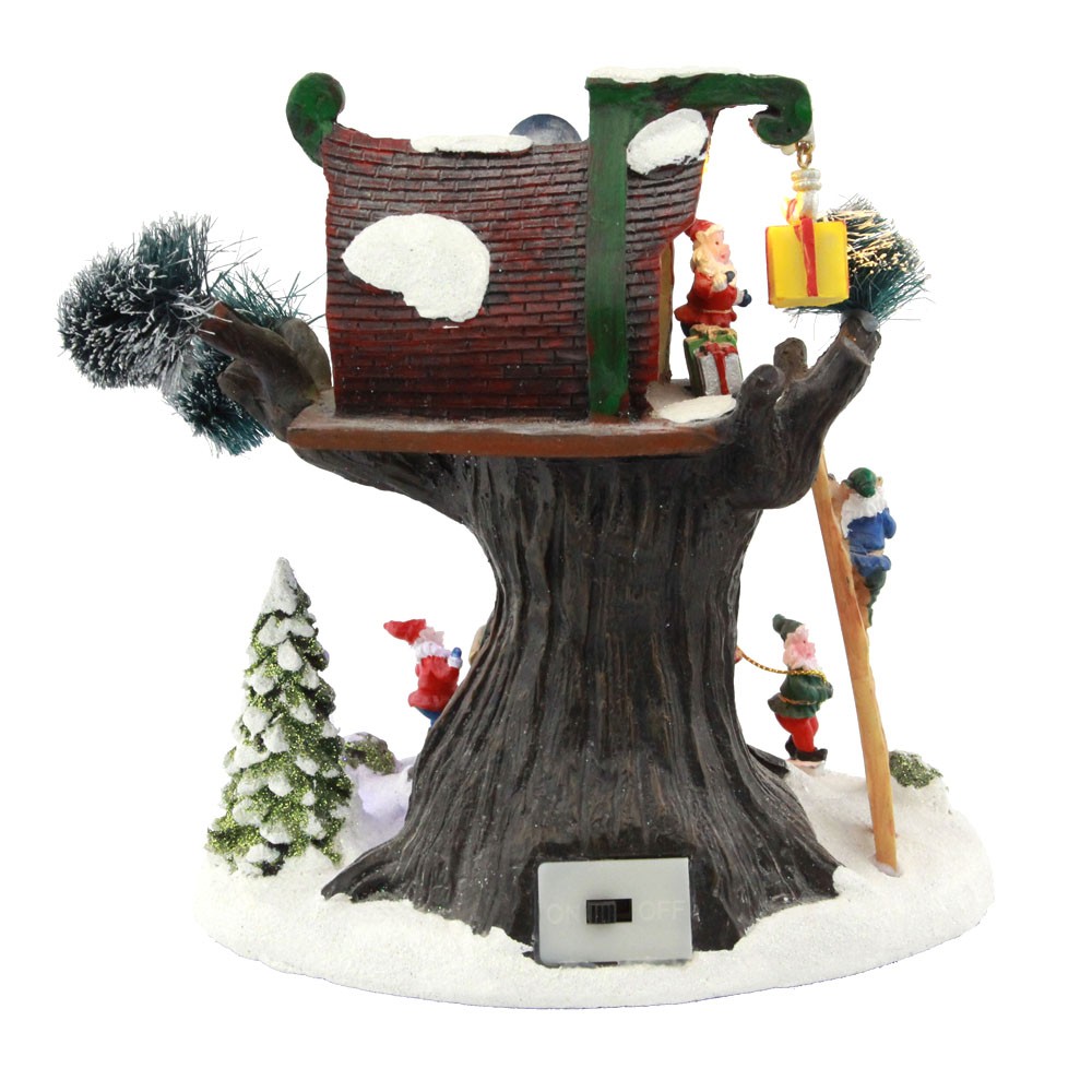 欧式LED彩灯树脂圣诞装饰摆件详情图5