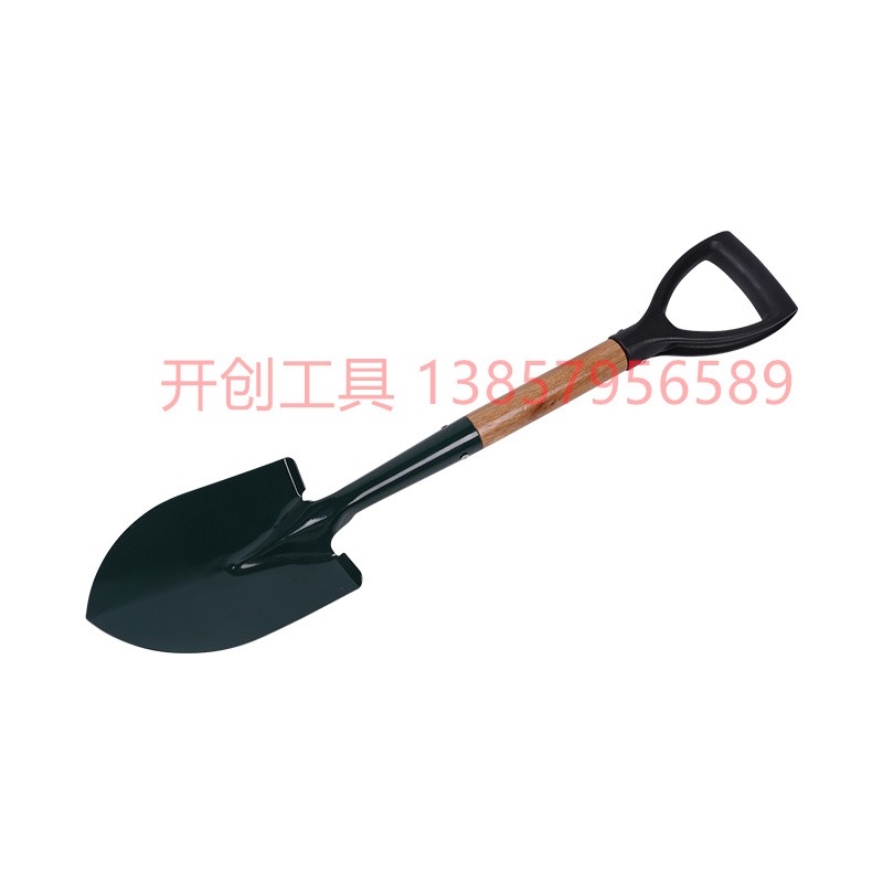 园林铲木柄铁铲铁锹户外铲子军工铲多功能农用园林铲折叠工兵铲迷彩袋装厂价直销量大价优120