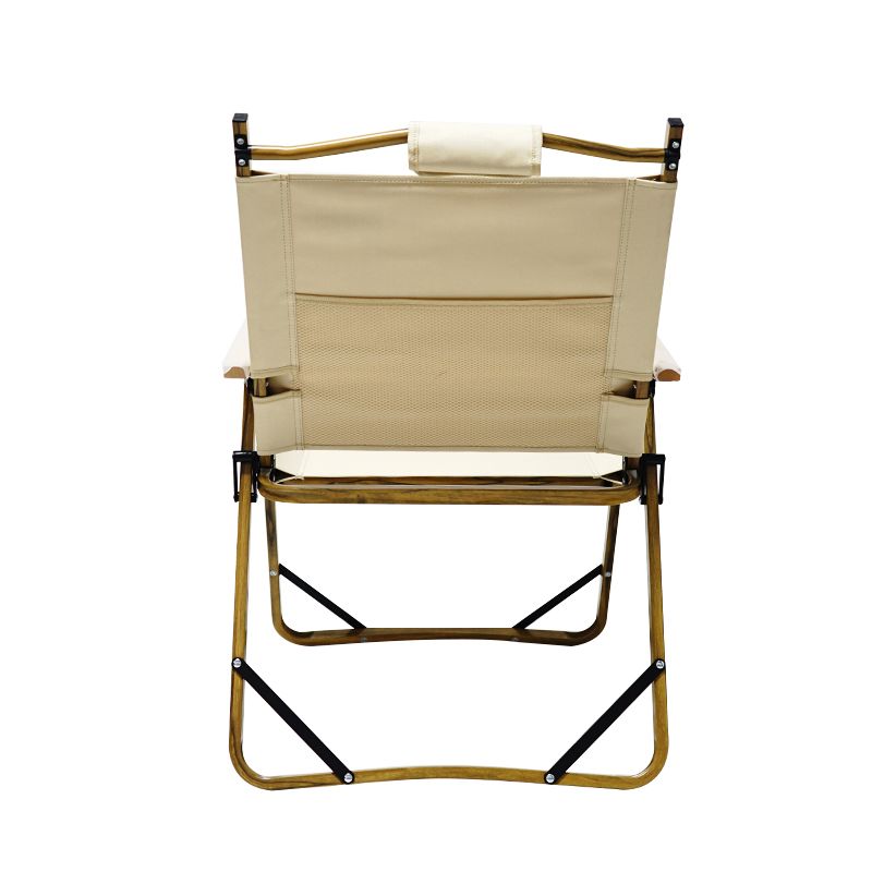 Extra-high wood-grain chairs, Japanese and Korean chairs, leisure chairs, fishing chairs, outdoor courtyard self-driving, camping, picnic portable Item Picture