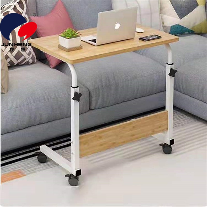 Portable simple height-adjustable notebook computer desk, bed desk, floor-standing mobile lazy desk, bedside computer desk pic 4