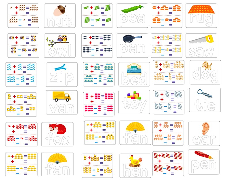 The educational two-in-one number and letter puzzle matching game helps cultivate logical thinking ability. The parent-child game exercises hand-eye coordination and opens up unlimited imagination space. Early education enlightenment toys accompany your growth pic 11