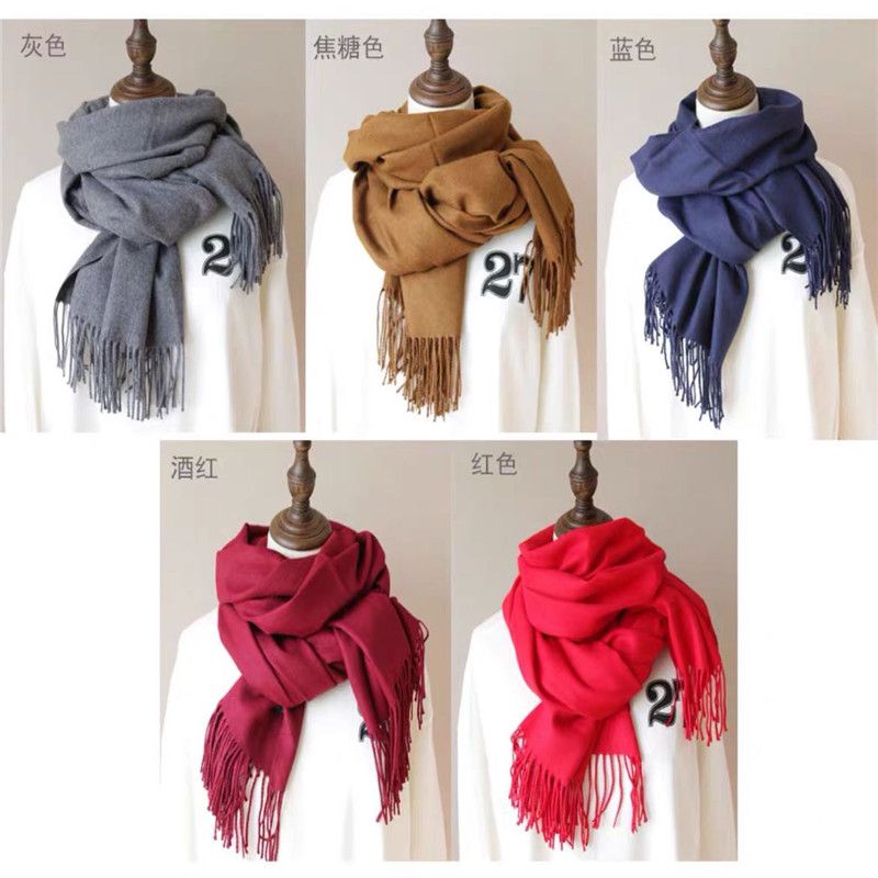 Ladies Autumn And Winter Coat All Casual Korean Version Of Lady Retro Trendy Explosive Silk Scarf 2728