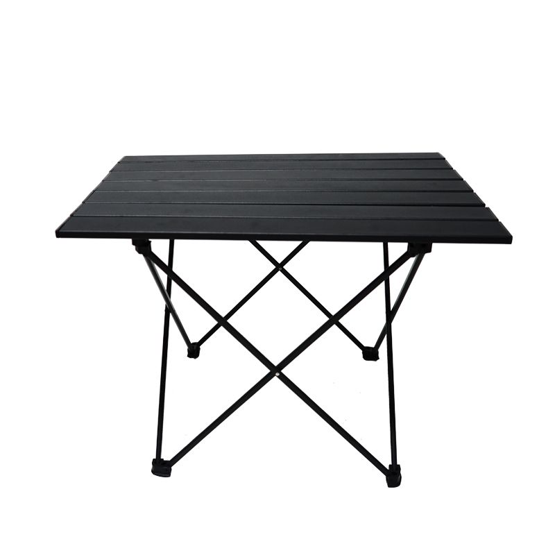 Portable outdoor folding barbecue table, outdoor camping aluminum alloy table, large size details Picture