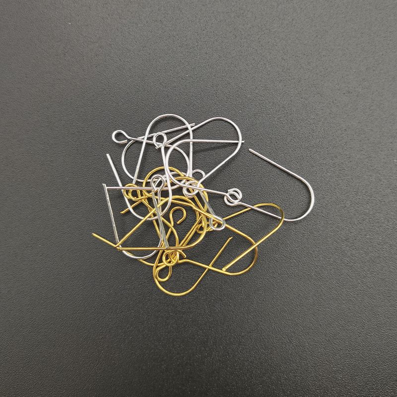 Copper band ring ear hook