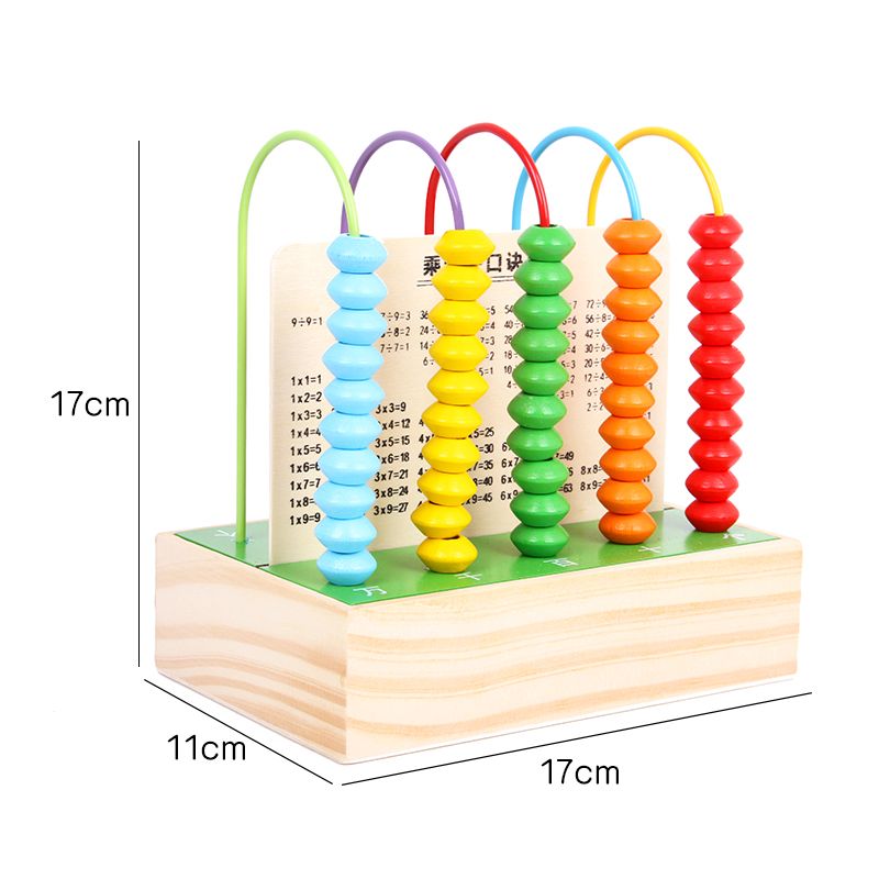 The wooden educational multi-functional calculation learning box is highly entertaining and can cultivate logical thinking ability. It is a parent-child game that exercises hand-eye coordination and opens up unlimited imagination space. It is an early education enlightenment toy that accompanies your growth Item Picture