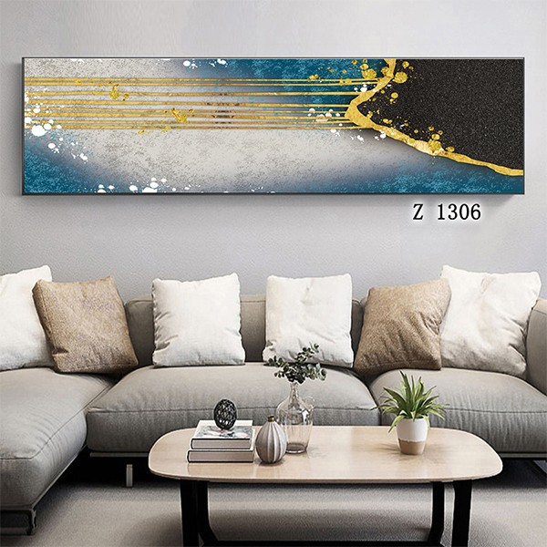 Hotel room corridor decorative paintings, sofa background wall paintings, entrance hall hanging paintings, grand abstract bed head paintings detail image 7