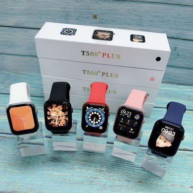 T500+PLUS new smart Bluetooth wristwatch for blood pressure and heart rate pedometer with a large screen thumbnail