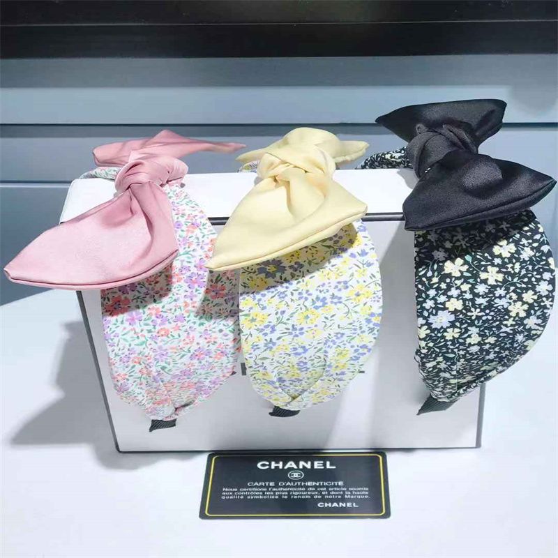 Japanese And Korean Style Pearl Headband Single Series - Black details Picture