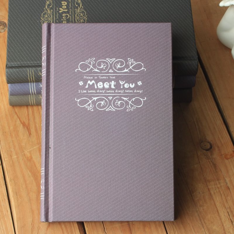 Notebook Batch Hardback Vintage Notepad Diary Junior high School diary Vintage Notebook 004 full figure