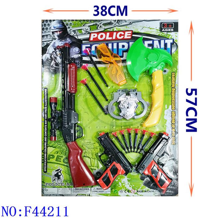 Toy gun set toys parent-child interactive role play shooting soft ball gun toys creative children's toys new hot chicken toys F44211