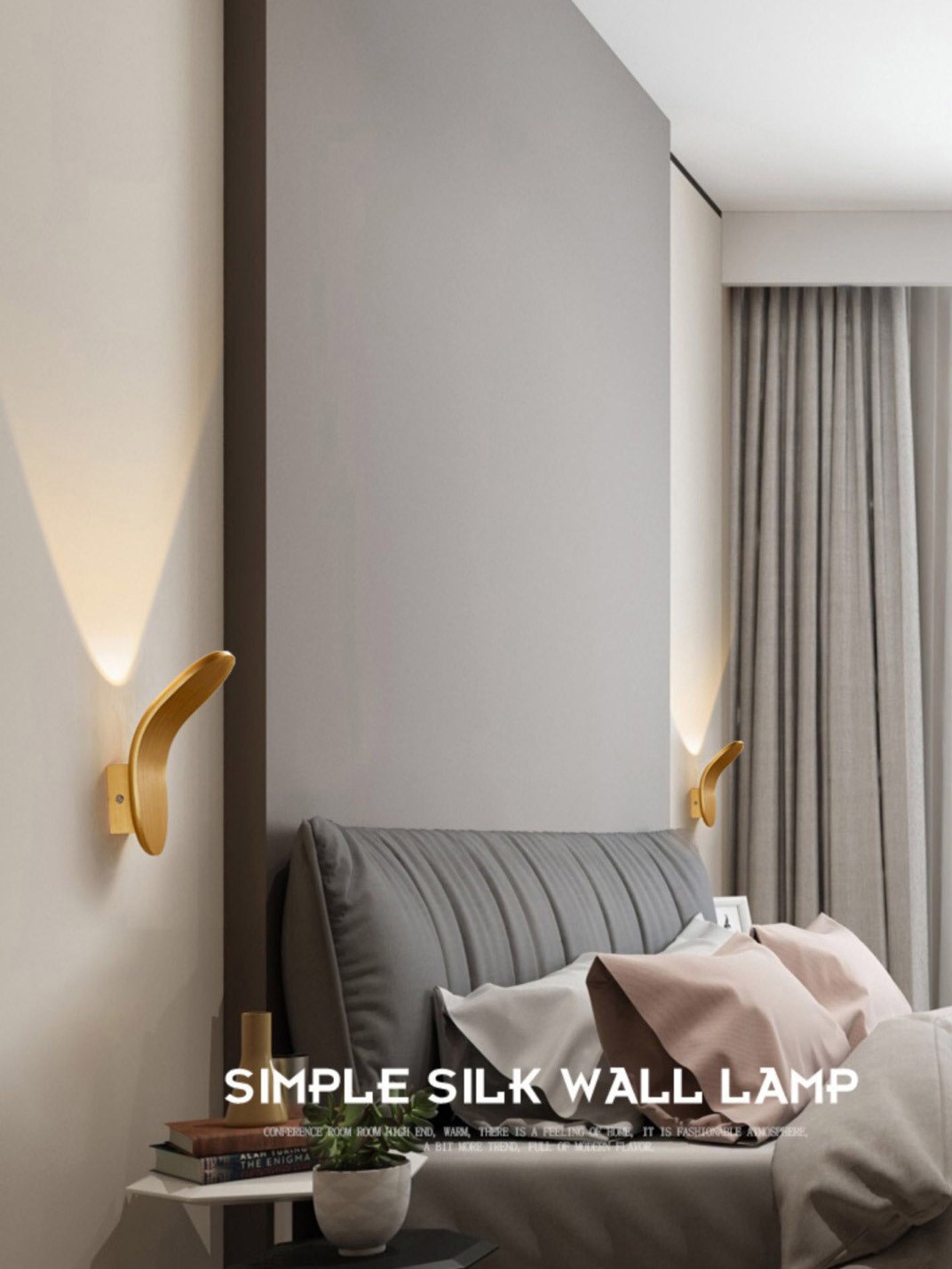 北欧壁灯客厅现代简约卧室床头灯具网红极简创意过道墙灯详情图8