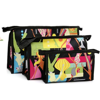 欧美风化妆包大容量洗漱包子母套装化妆袋一件三个精美时尚3