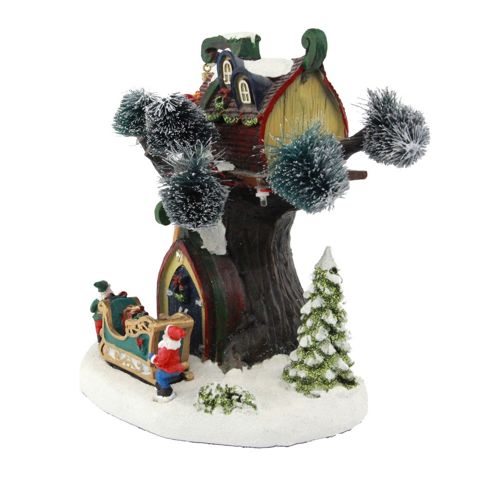 欧式LED彩灯树脂圣诞装饰摆件详情图3