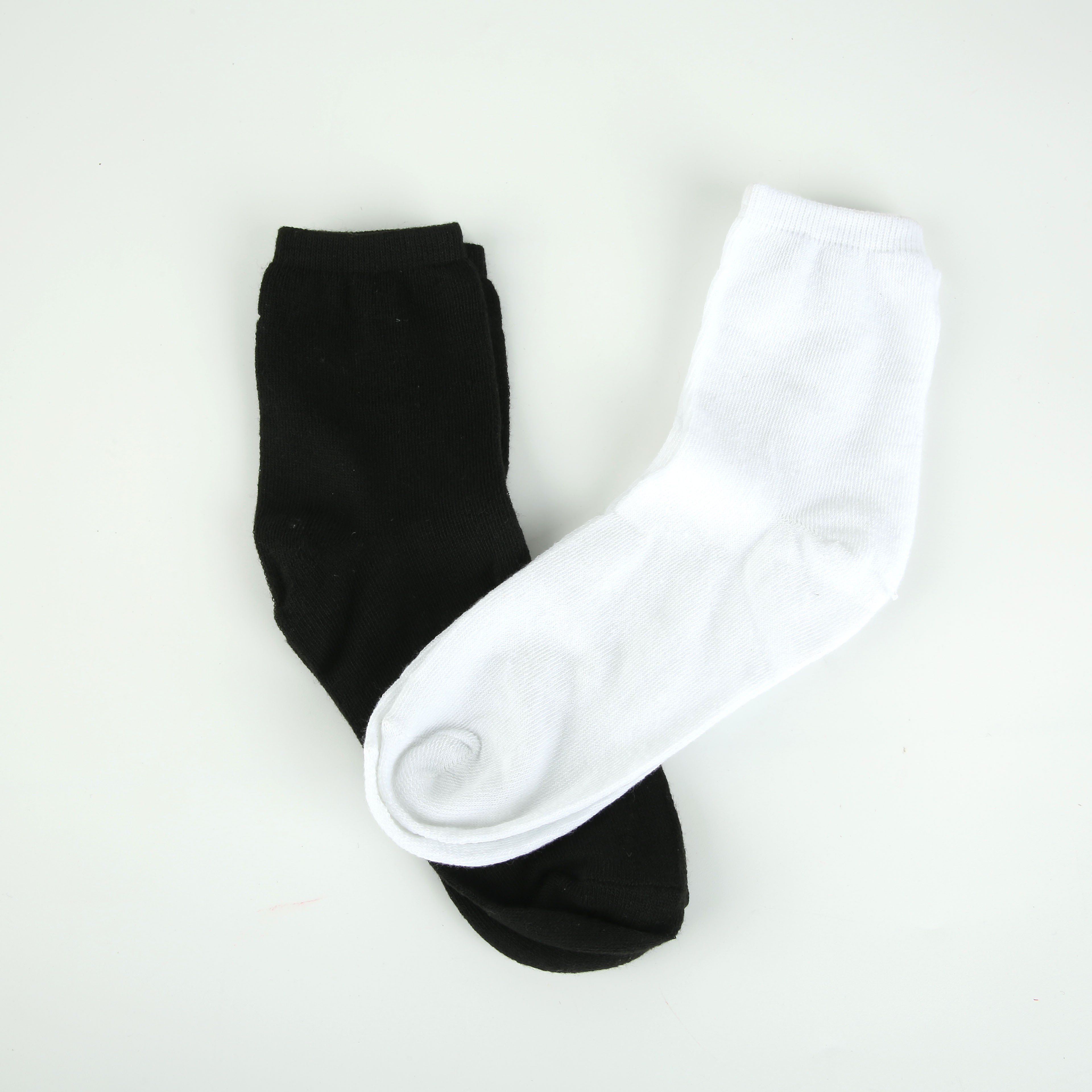 经典创新男女棉袜黑白经典袜子详情图2