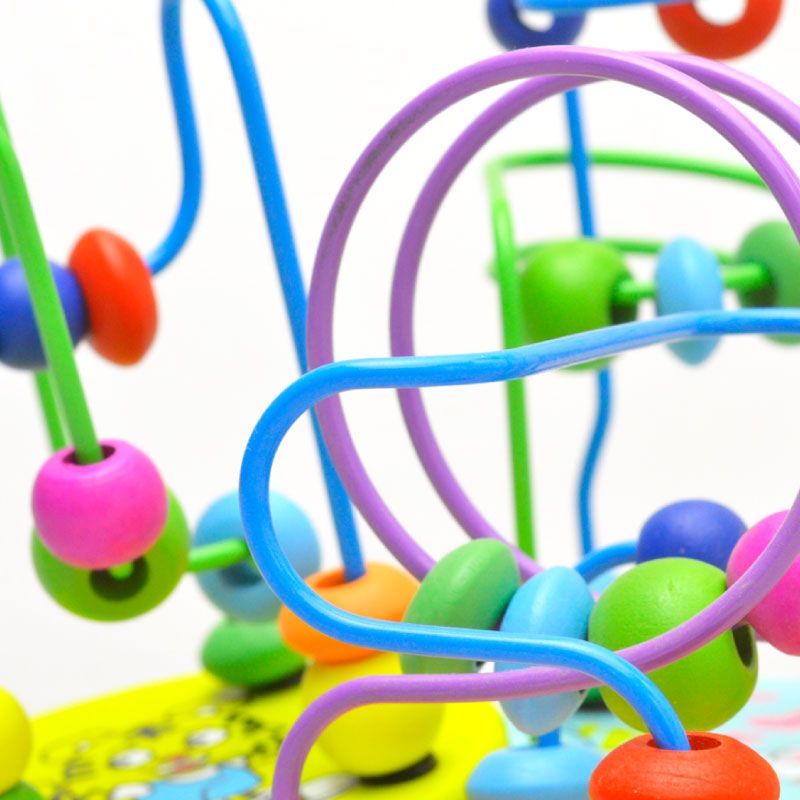 Four mini wooden puzzle beaded toys are highly entertaining and can cultivate logical thinking skills. They are a parent-child game that exercises hand-eye coordination and opens up an infinite space for imagination. These early education and enlightenment toys will accompany your growth Item Picture