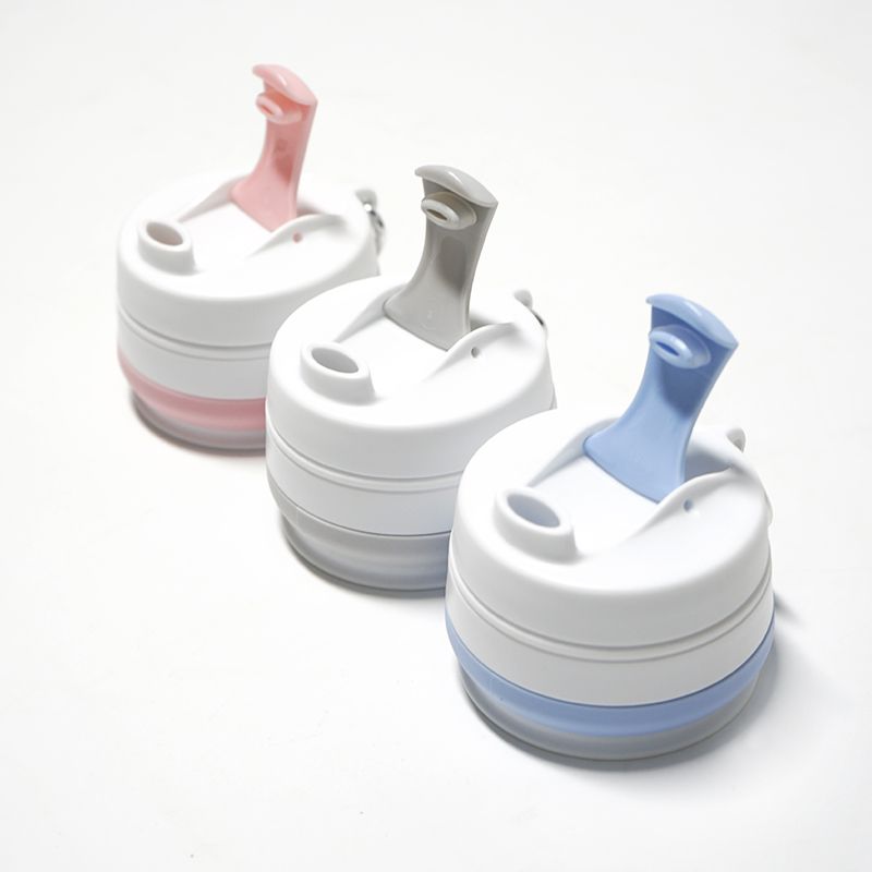 Cross-border silicone sports folding water cup, telescopic silicone folding coffee cup, outdoor portable and simple gift water cup details Picture