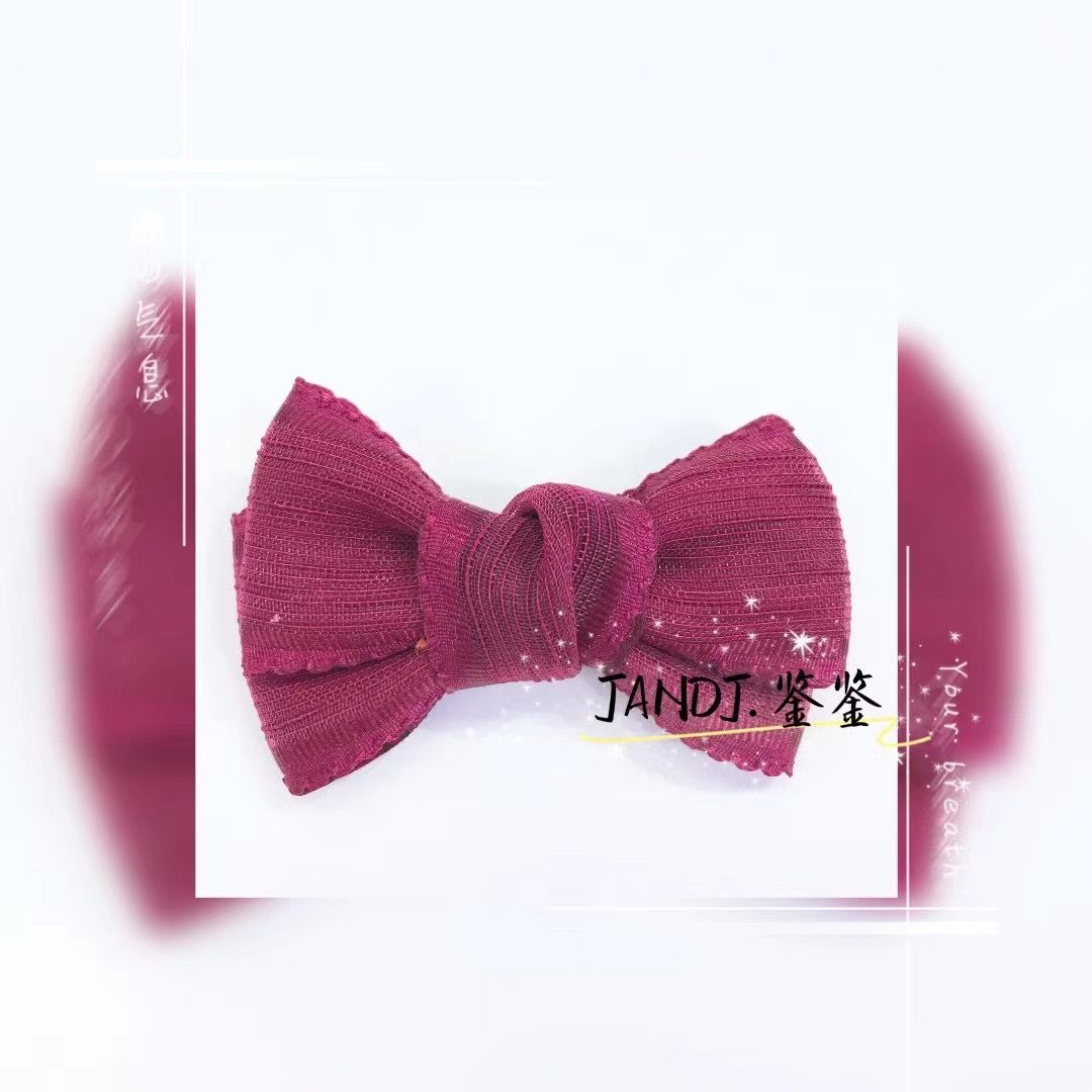 MONO-A Jianjian Fashion Clothing Accessories: Hard mesh snow gauze straps at the ear Item Picture