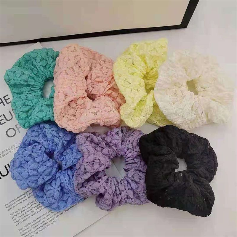 Summer Refreshing Seaside Holiday Scrunchie Everyday Everything Hair Accessories Scrunchie Specification drawing
