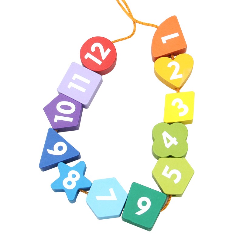 The wooden educational and fun digital string clock is highly entertaining and can cultivate logical thinking ability. It is a parent-child game that exercises hand-eye coordination and opens up unlimited imagination space. It is an early education and enlightenment toy that accompanies your growth detail image 9