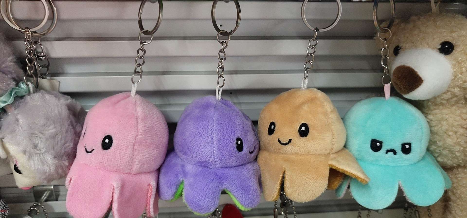 毛绒玩具翻面章鱼 小章鱼挂件娃娃 表情娃娃详情图2