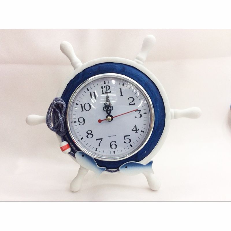 Hongdian Handicrafts Decorative Items, Mediterranean-style home Decorative items, Helmsman Clock A312
